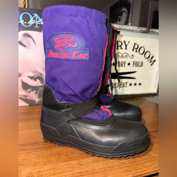 arctic snow Shoes Arctic Cat Purple Winter Snow Boots Womens Girls
